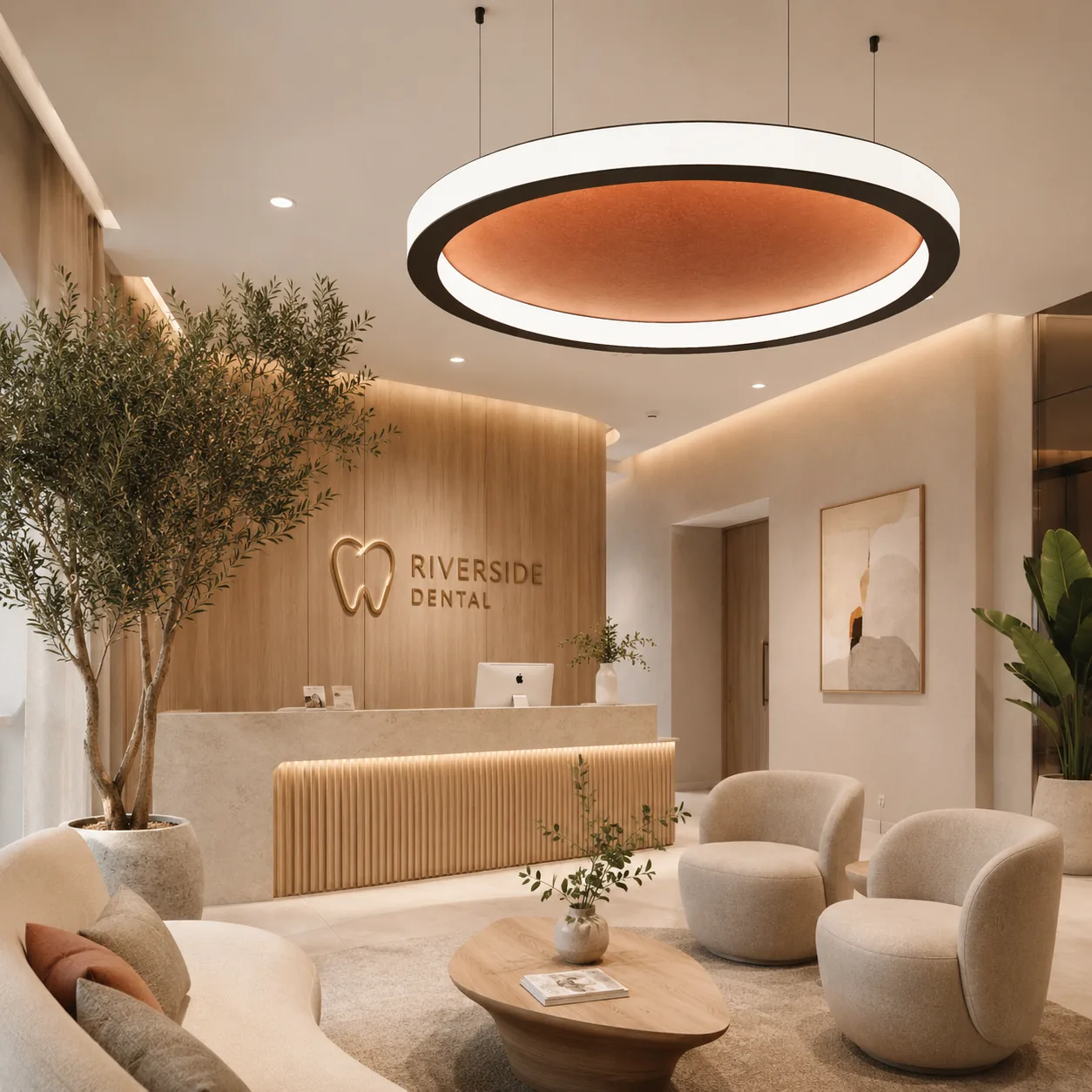 Suspension acoustique LED double émission EVO Dual Acoustic